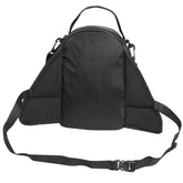Black motorcycle tank bag textile with straps, large transparent window, and handle. Ideal for sport/touring. Includes rain cover and reflective inserts.